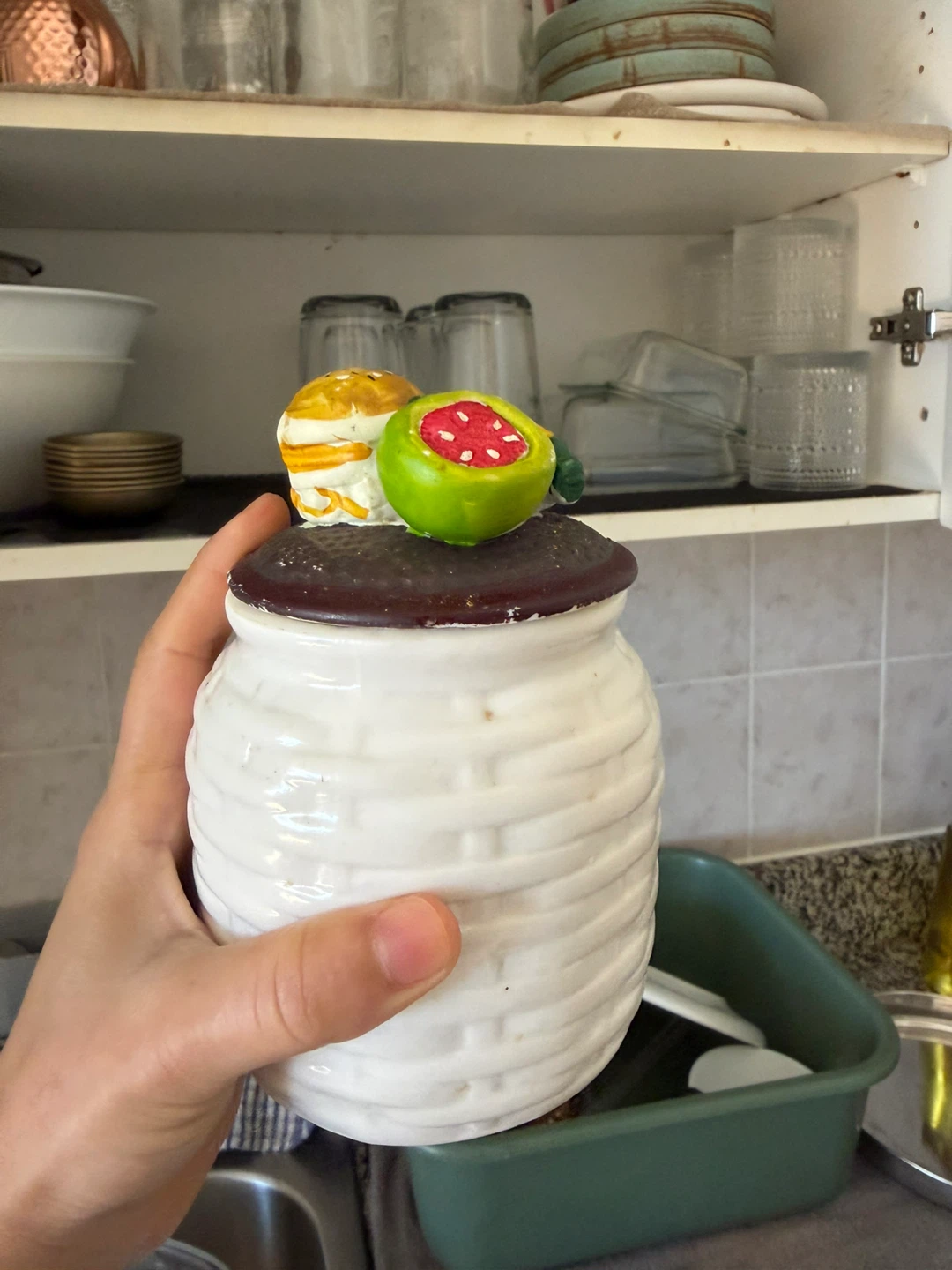 Ceramic Decorative Kitchen Storage Jar
