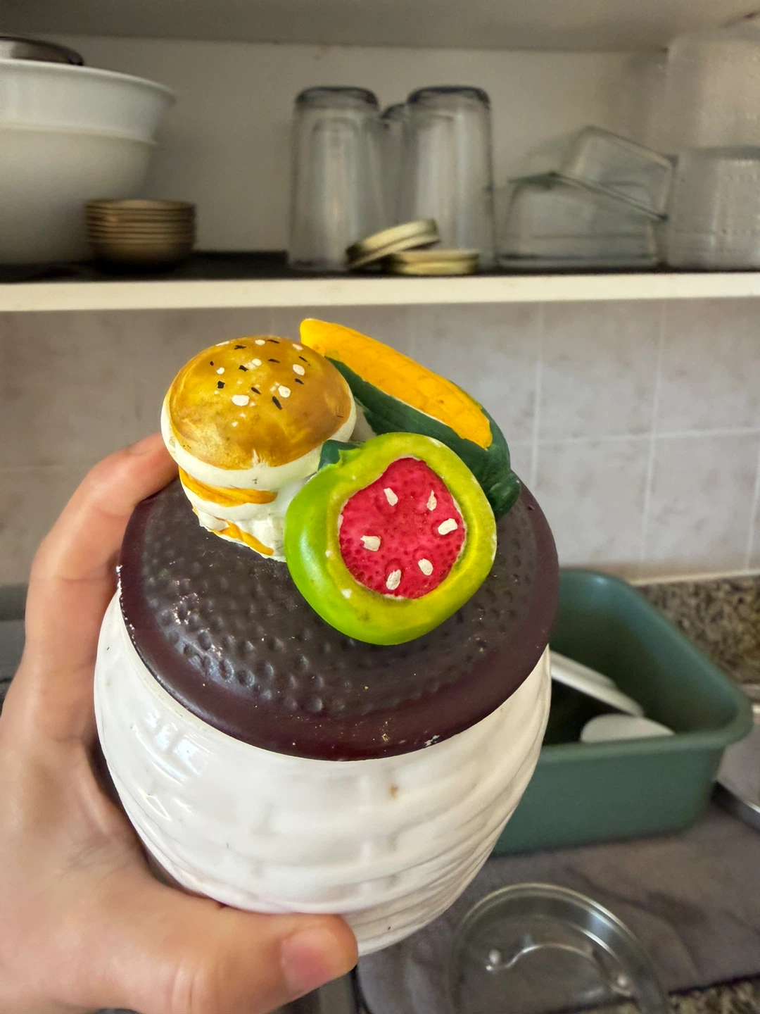 Ceramic Decorative Kitchen Storage Jar - photo 2