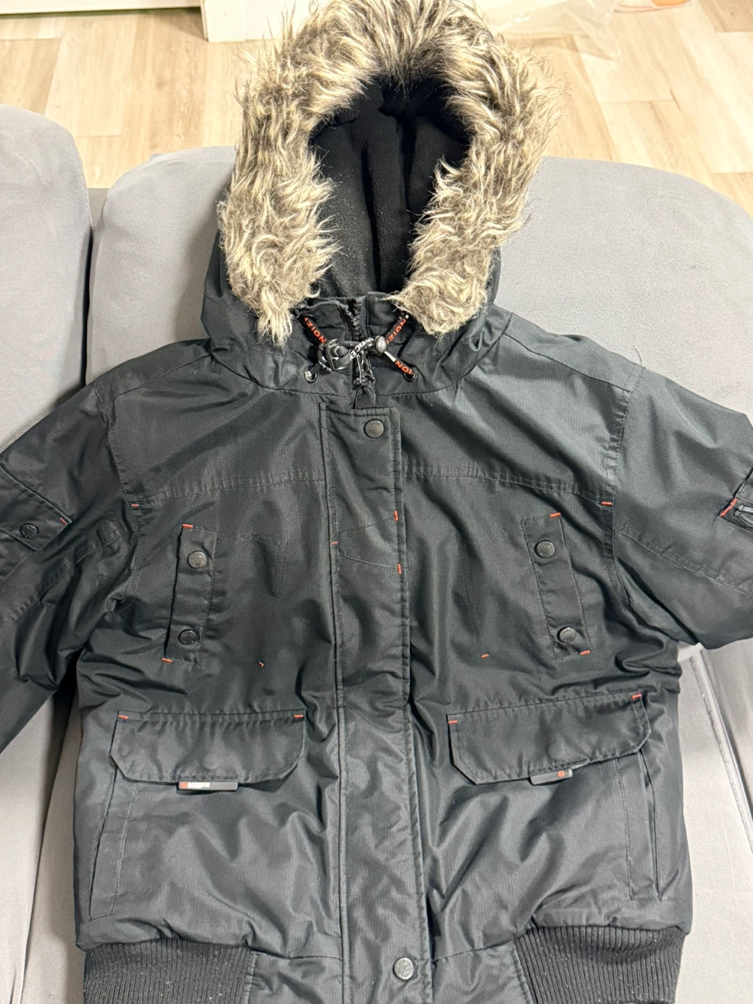 Noize Black Winter Bomber Jacket - photo 2