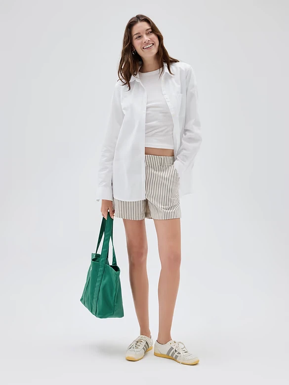 Gap Green Canvas Tote Bag - photo 2