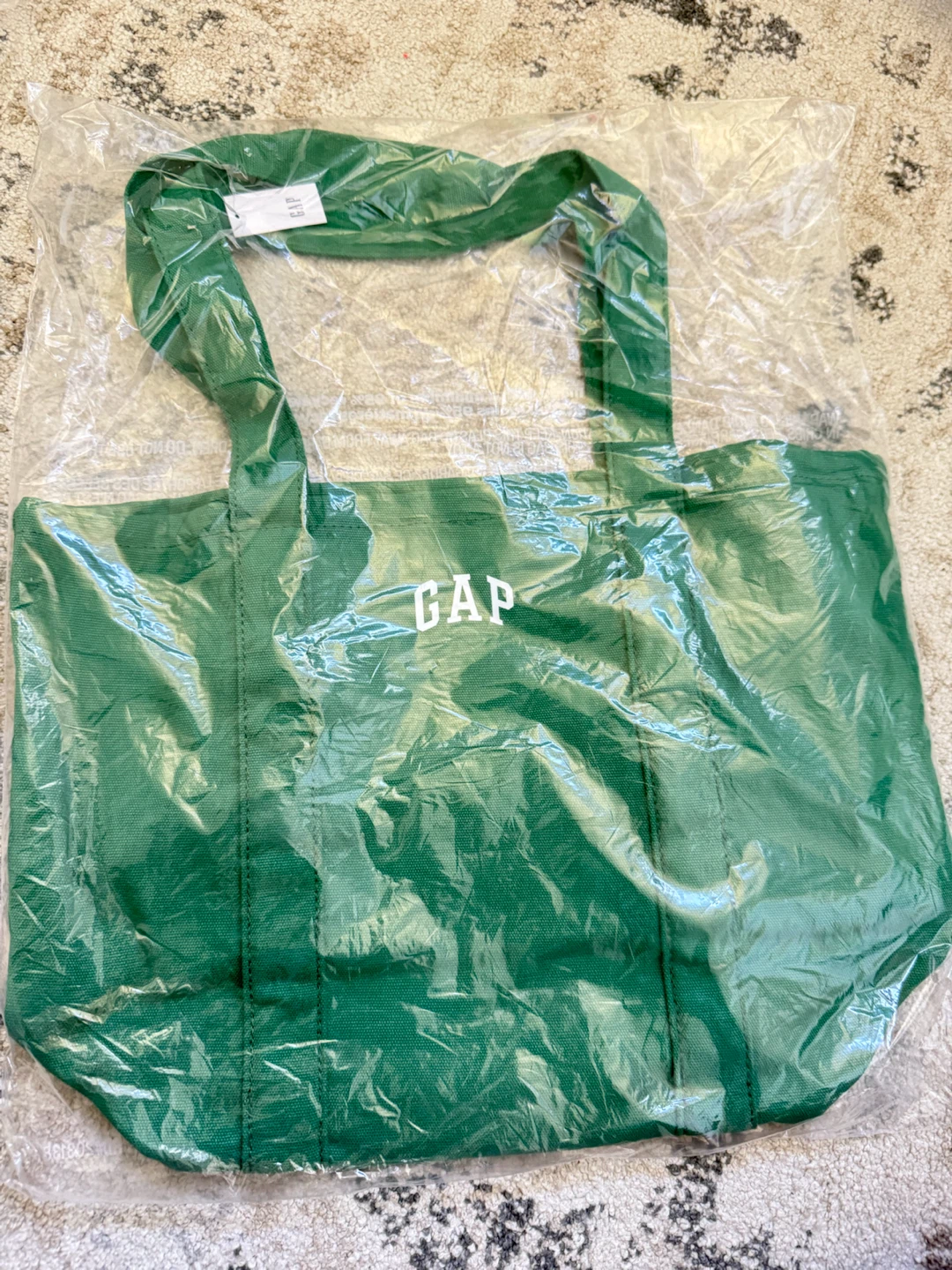 Gap Green Canvas Tote Bag - photo 4