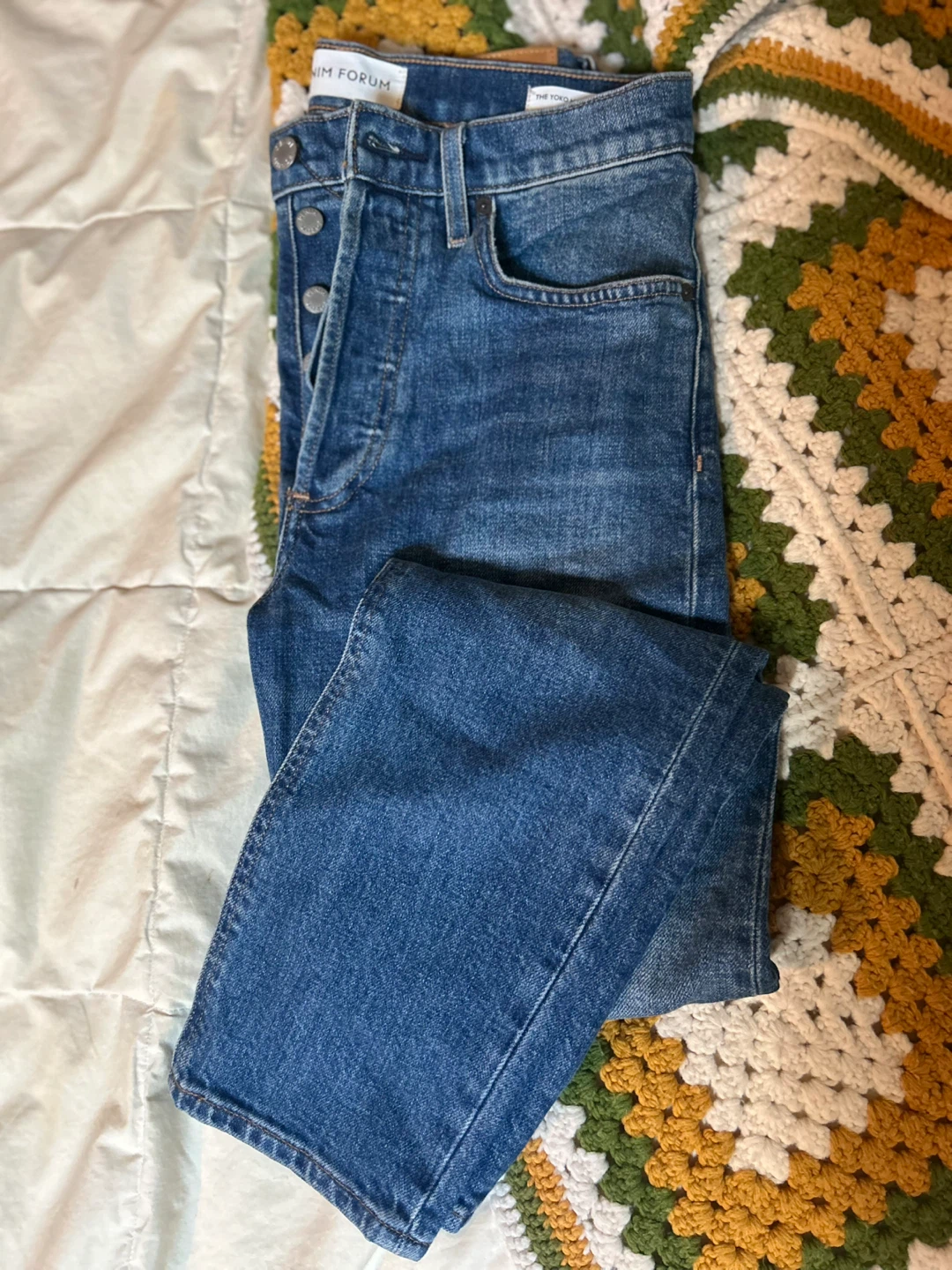 Denim Forum The Yoko High Rise Slim Jeans sz 27