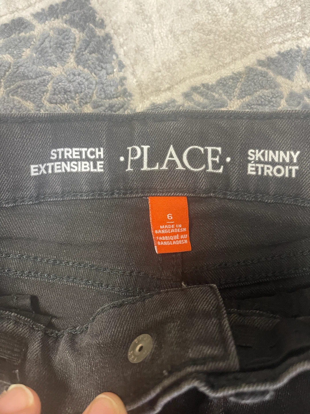 The Children's Place Black Stretch Skinny Jeans Size 6 - photo 2