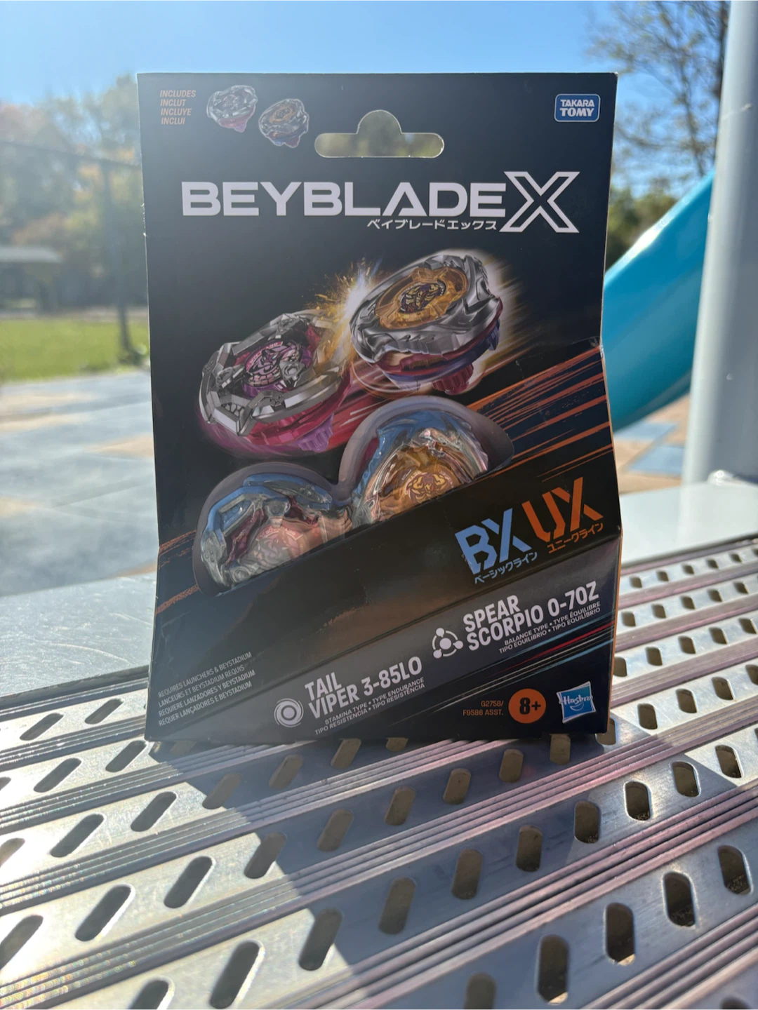 Beyblade X Tail Viper 3-85LO and Spear Scorpio 0-70Z