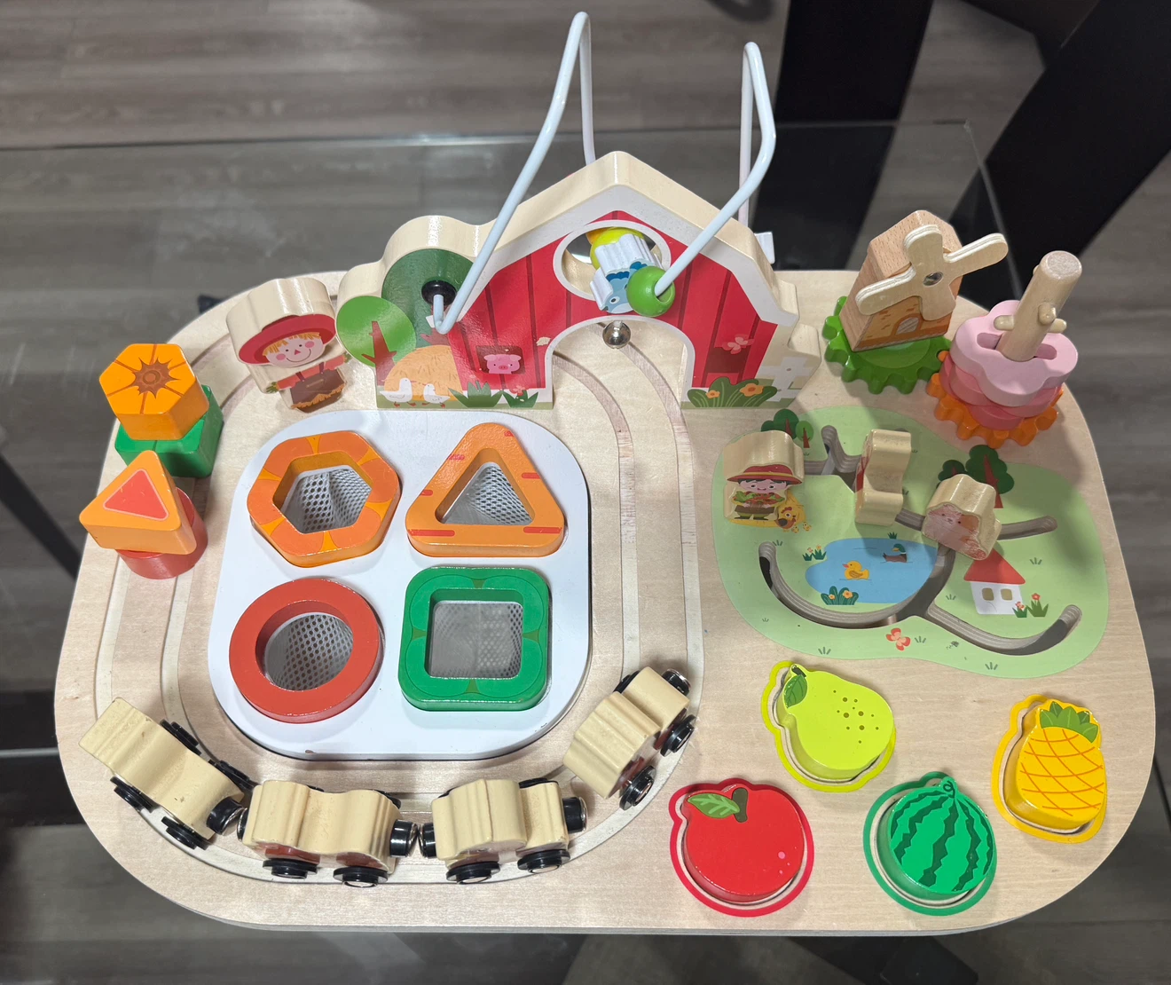 Toddler Wooden Farm Activity Centre - photo 2