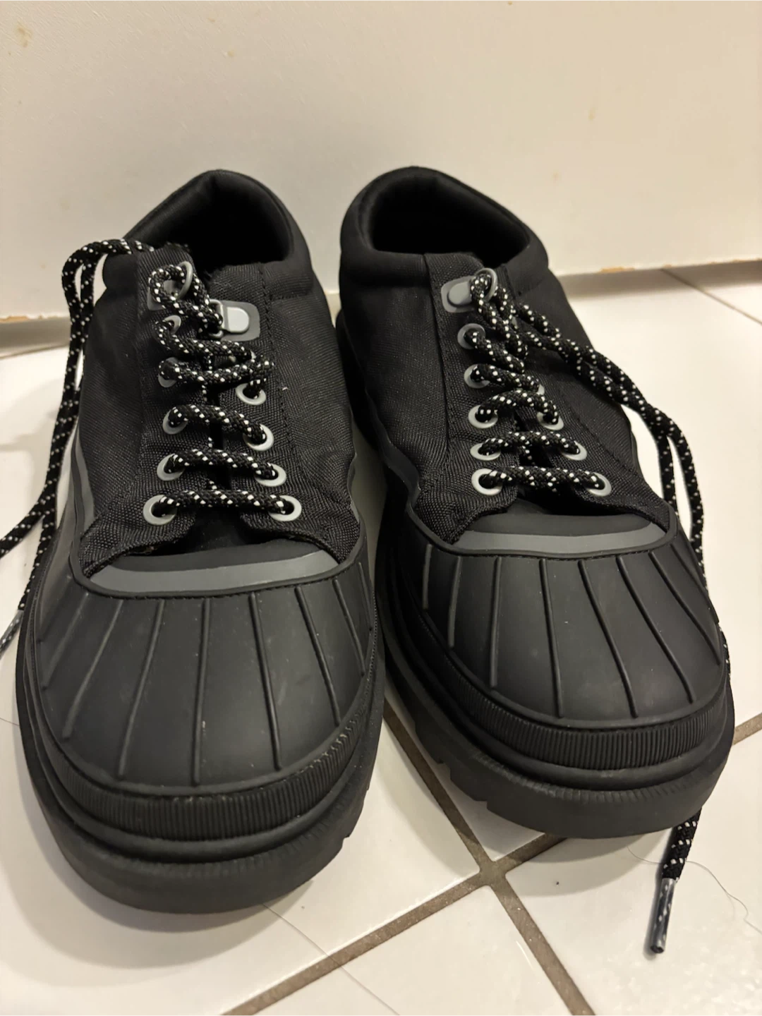 ZARA Men's Black Lace-Up Sneakers Size 42