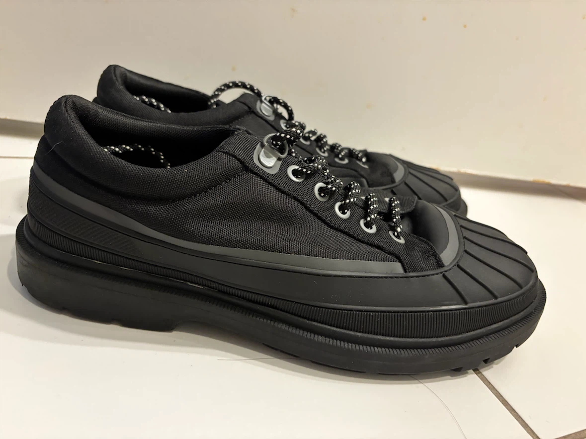 ZARA Men's Black Lace-Up Sneakers Size 42 - photo 2