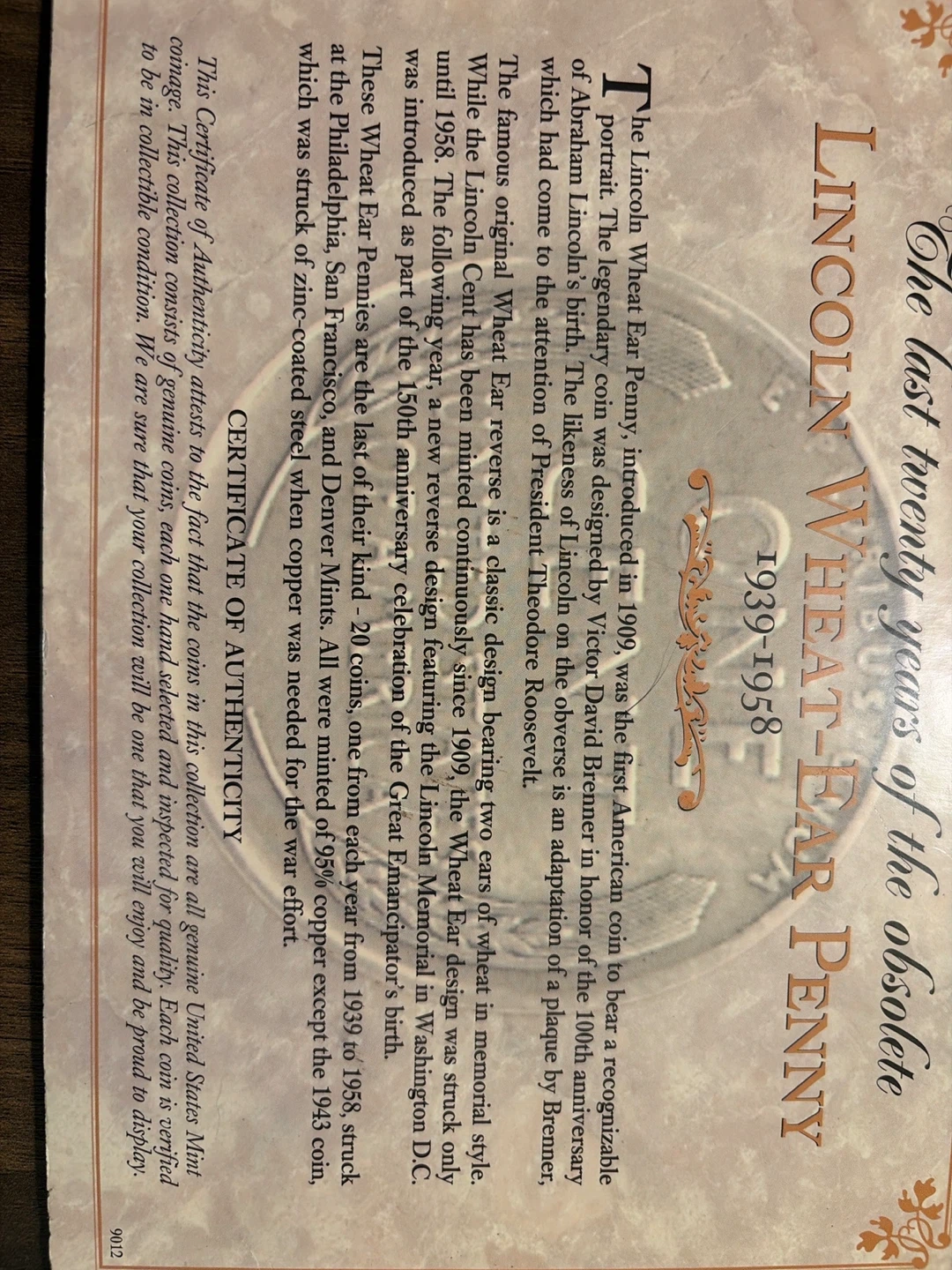 Last 20 Years of Lincoln Wheat-Ear Penny Collection - photo 2