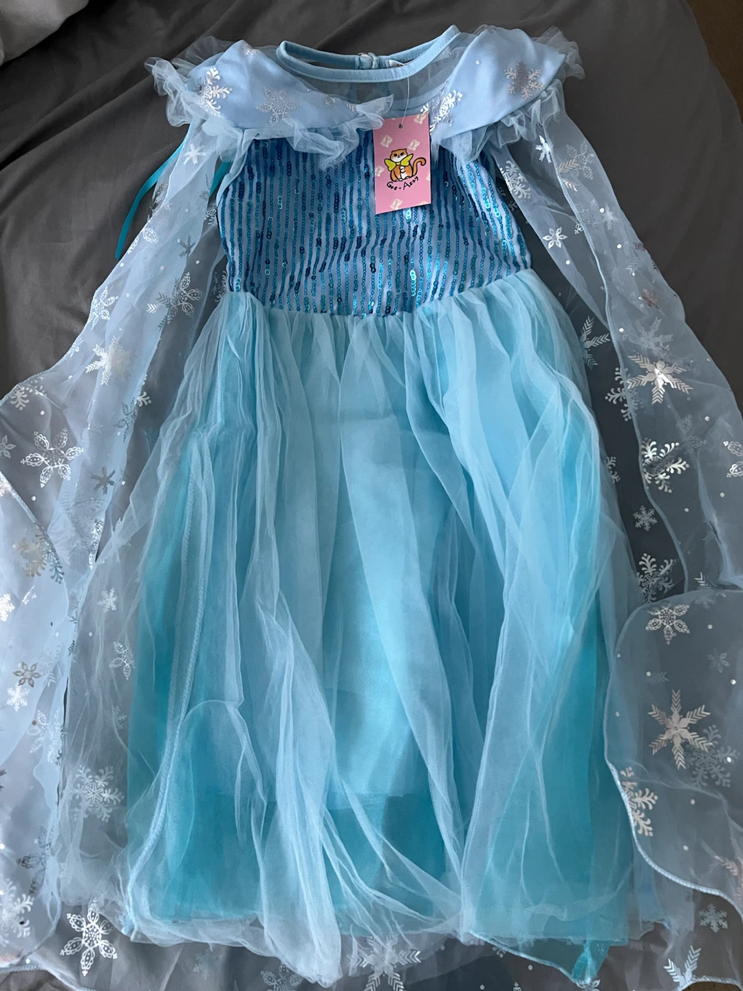 Two Girls Dresses Size 7 and 110 - photo 3