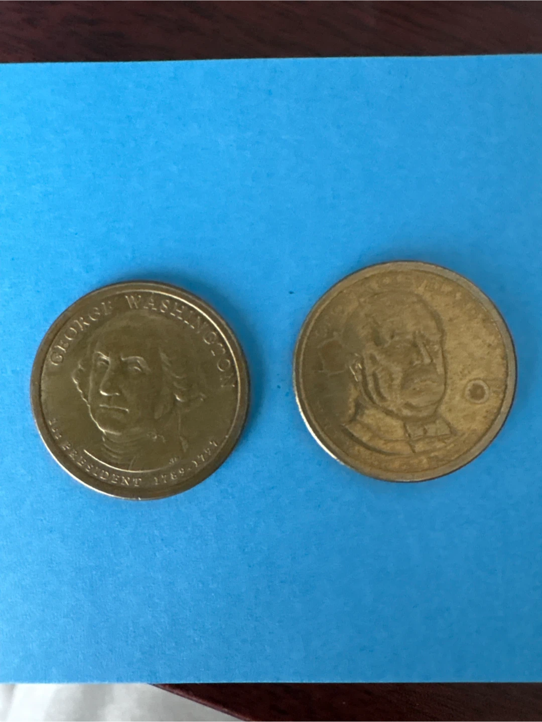 Two United States Presidential One Dollar Coins - photo 2