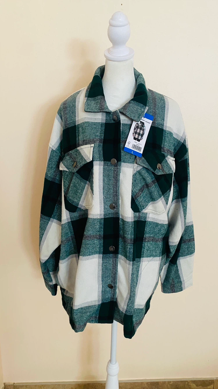 HFX oversized shacket size large - photo 2