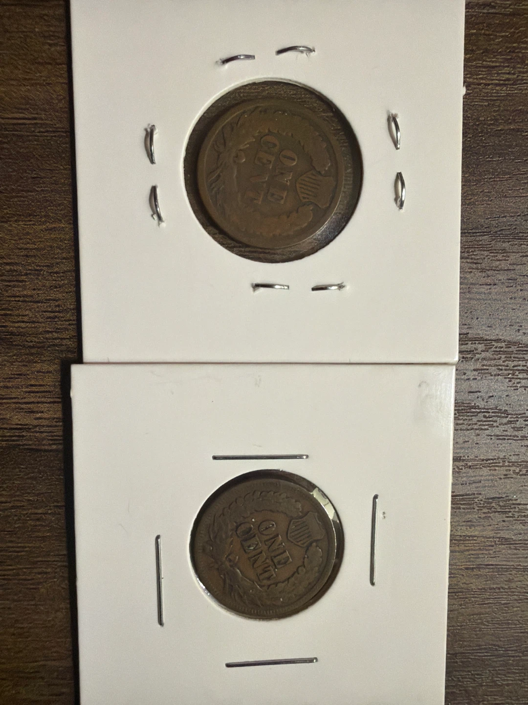 Two Vintage Indian Head Penny Coins - photo 2