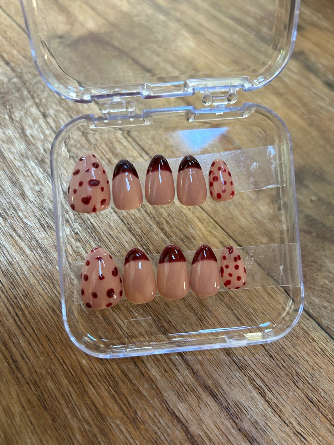Custom Handmade Hand-Painted Press-On Nails Set - photo 4