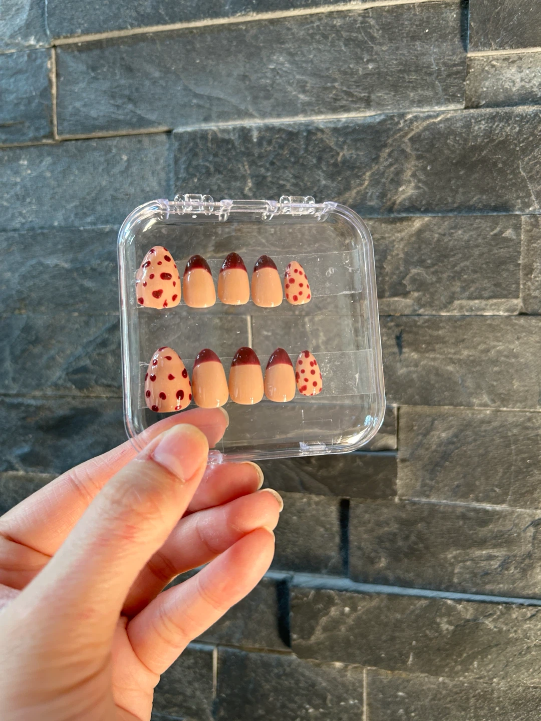 Custom Handmade Hand-Painted Press-On Nails Set - photo 5