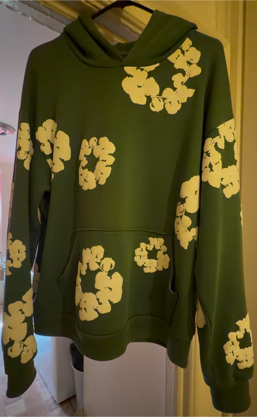 Denim Tears Floral Hoodie Green (Sz) L