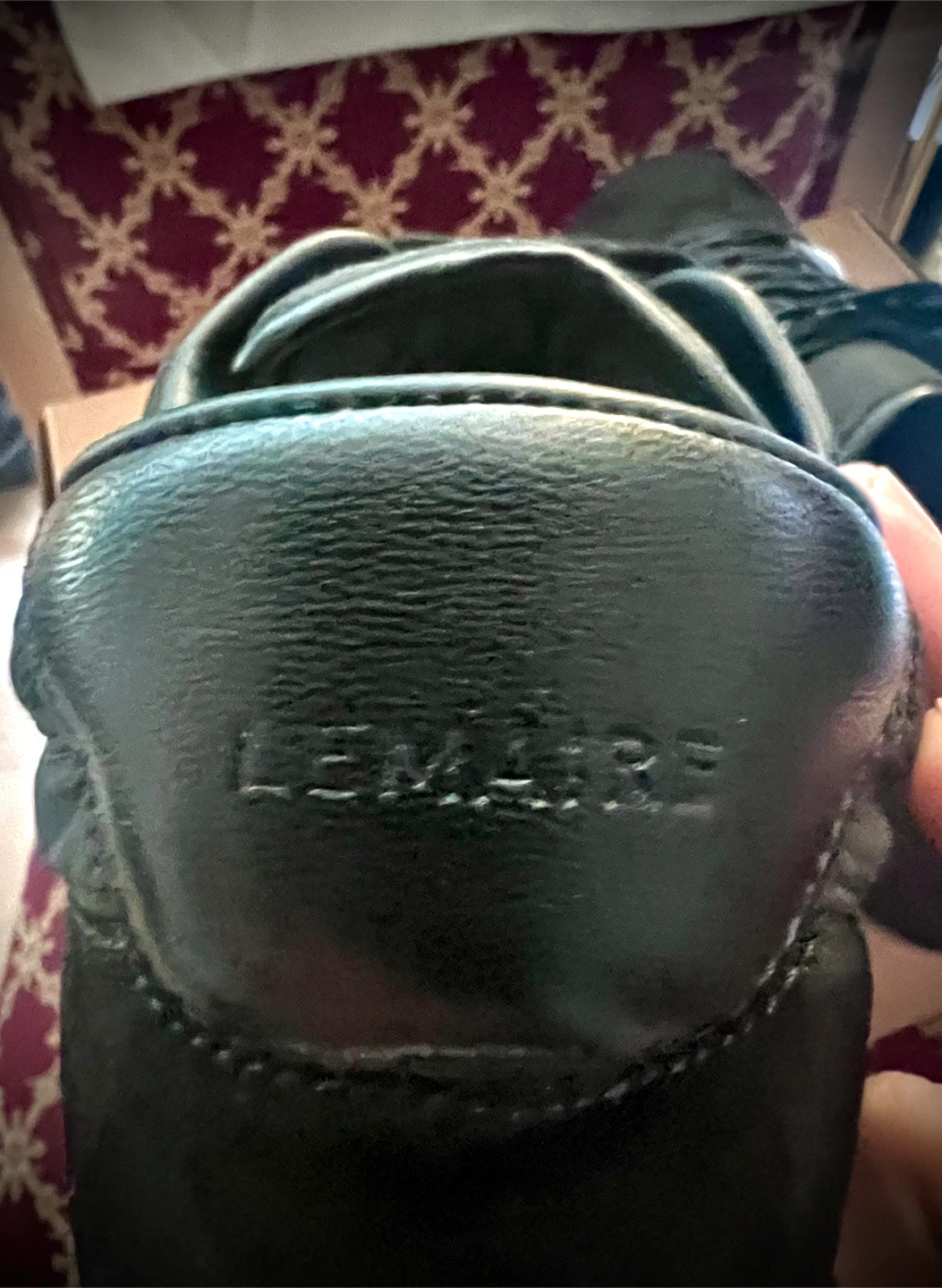 Lemaire Black Leather Sneakers - Size 45/12 - photo 5