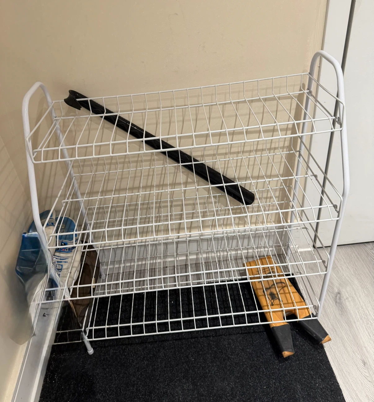 White Shoe Rack