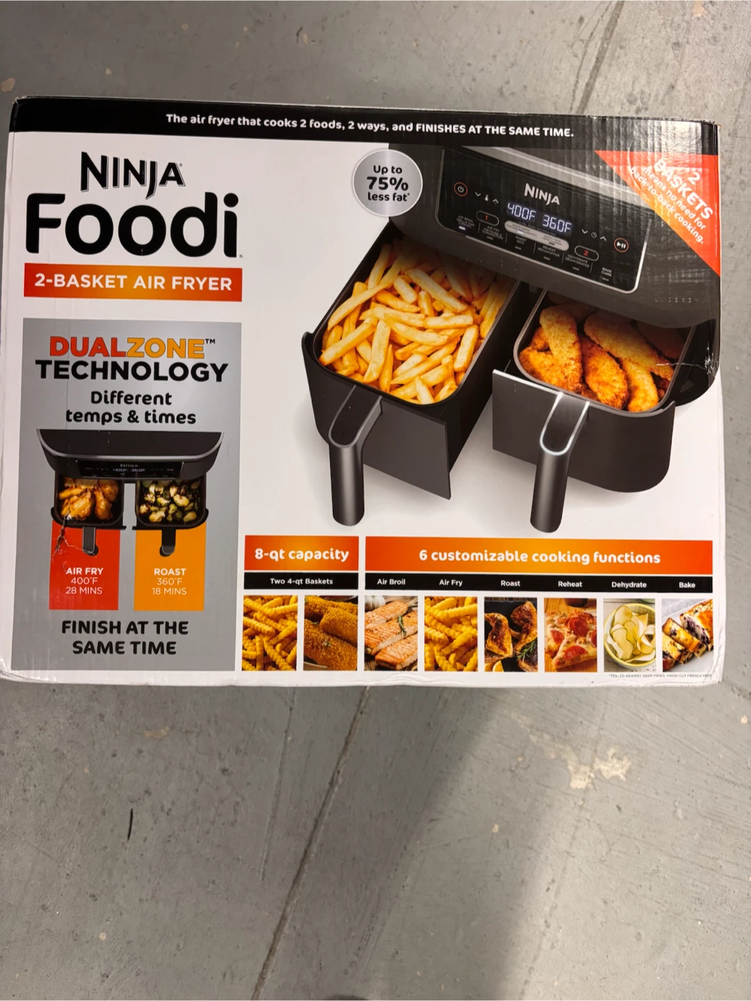 Ninja Foodi 2-Basket Air Fryer