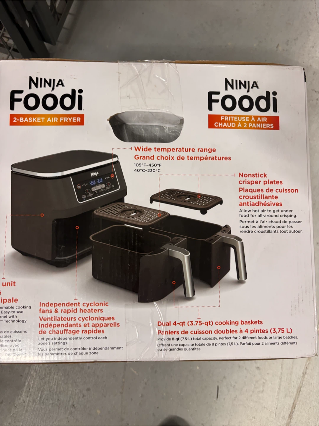 Ninja Foodi 2-Basket Air Fryer - photo 2