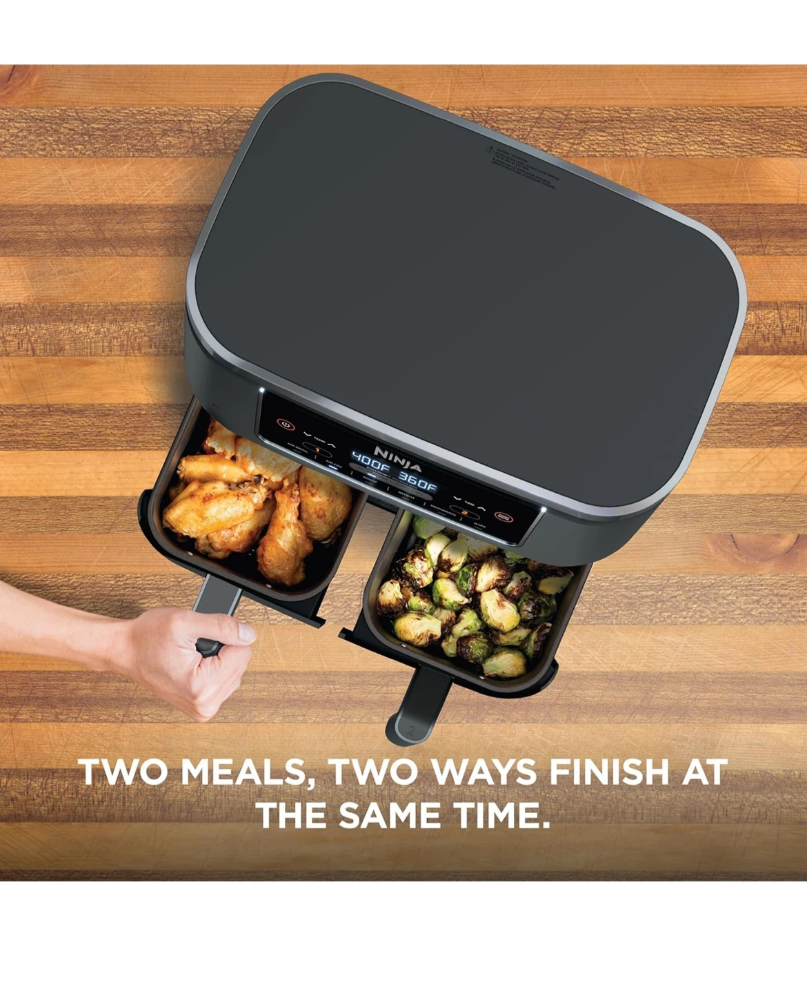 Ninja Foodi 2-Basket Air Fryer - photo 3