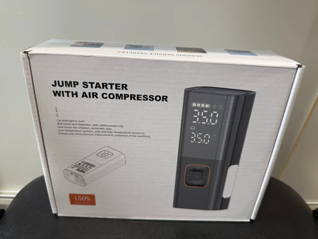 Jump Starter with Air Compressor