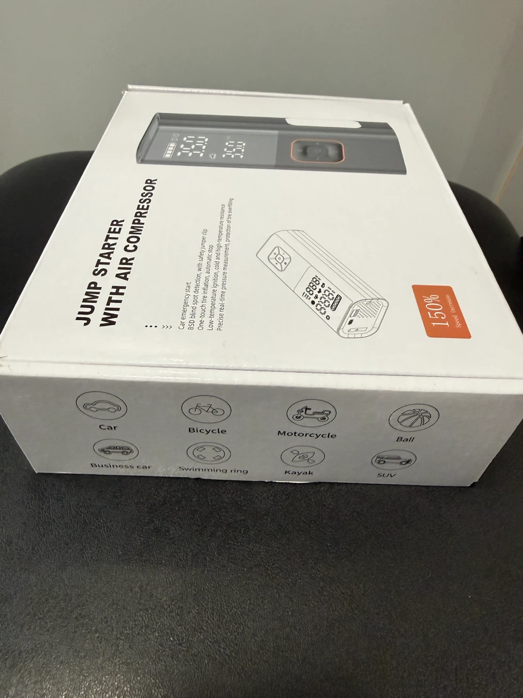 Jump Starter with Air Compressor - photo 3