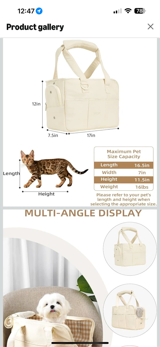 ONECUTE Pet Carrier - photo 2