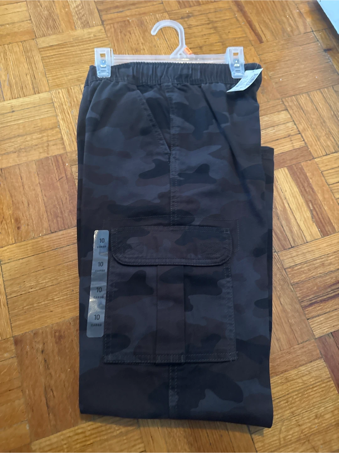 Kids Cargo Pants Camo Size 10