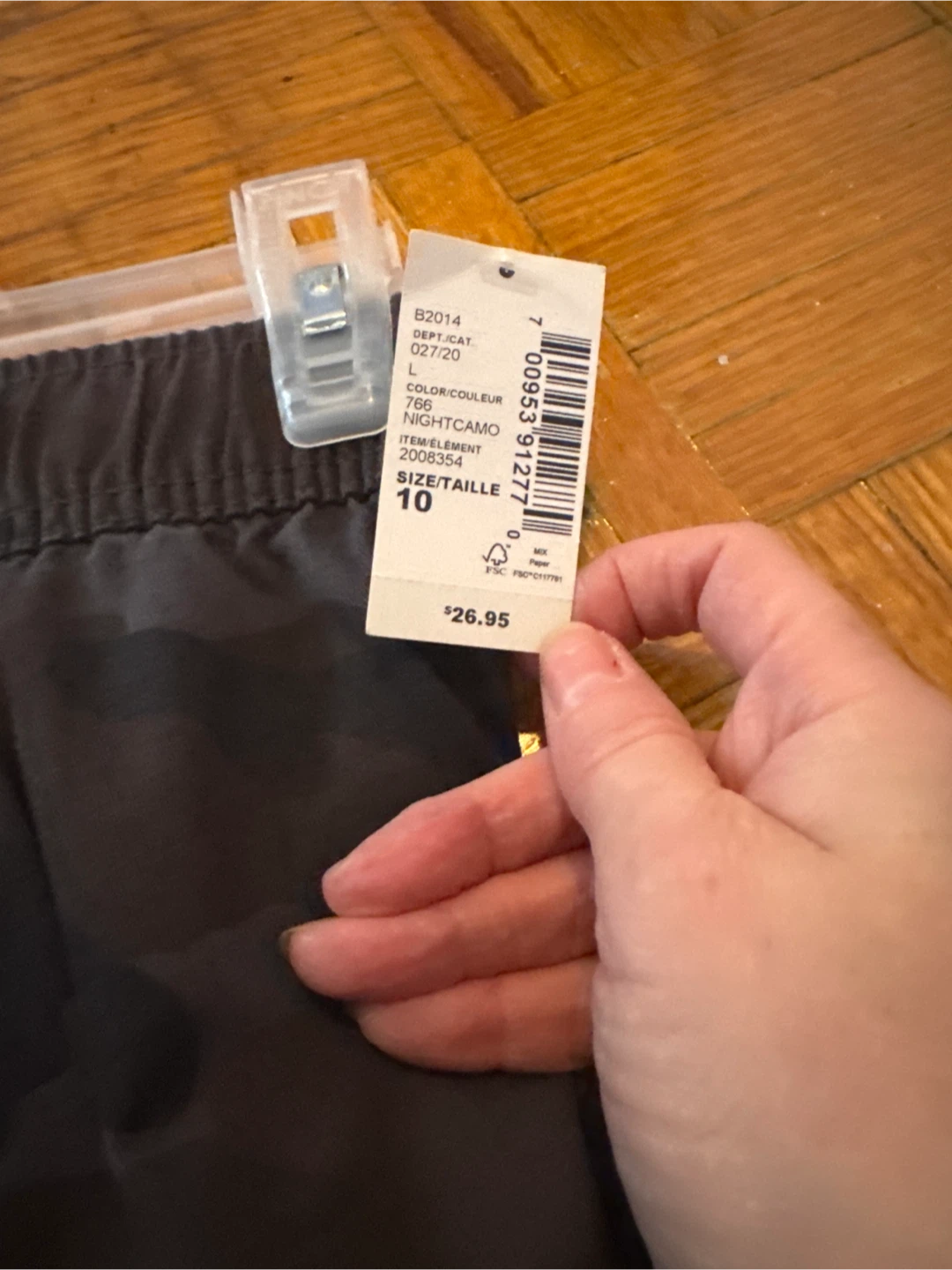 Kids Cargo Pants Camo Size 10 - photo 2