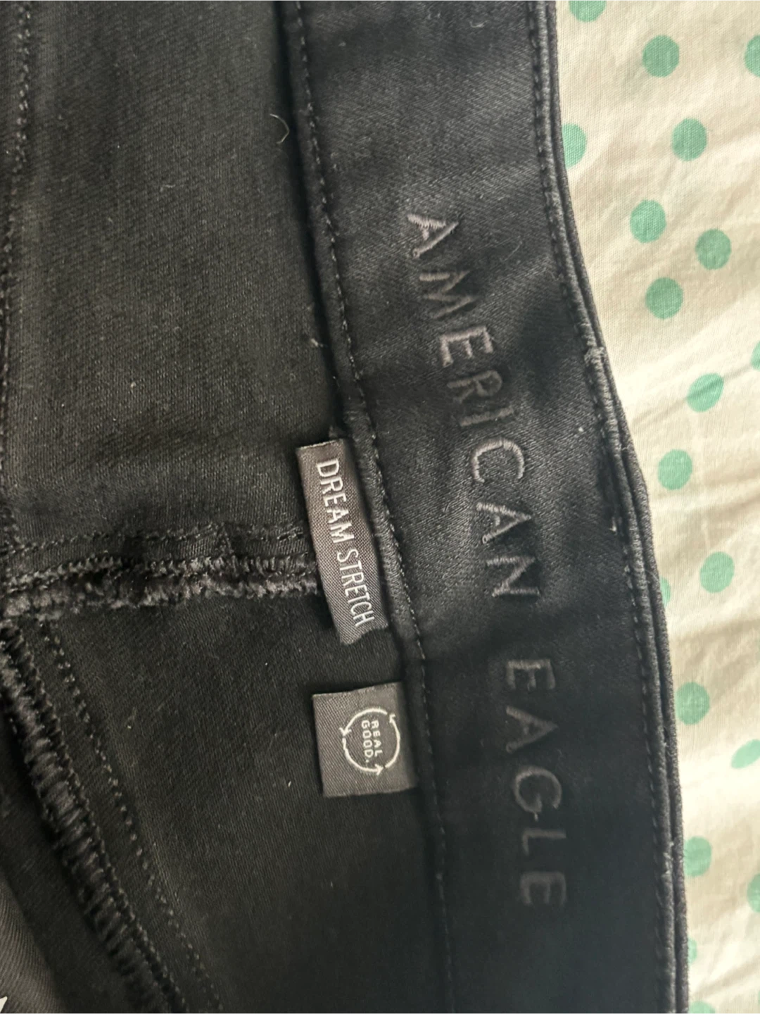 American Eagle Dream Stretch Black Jeans Size 8