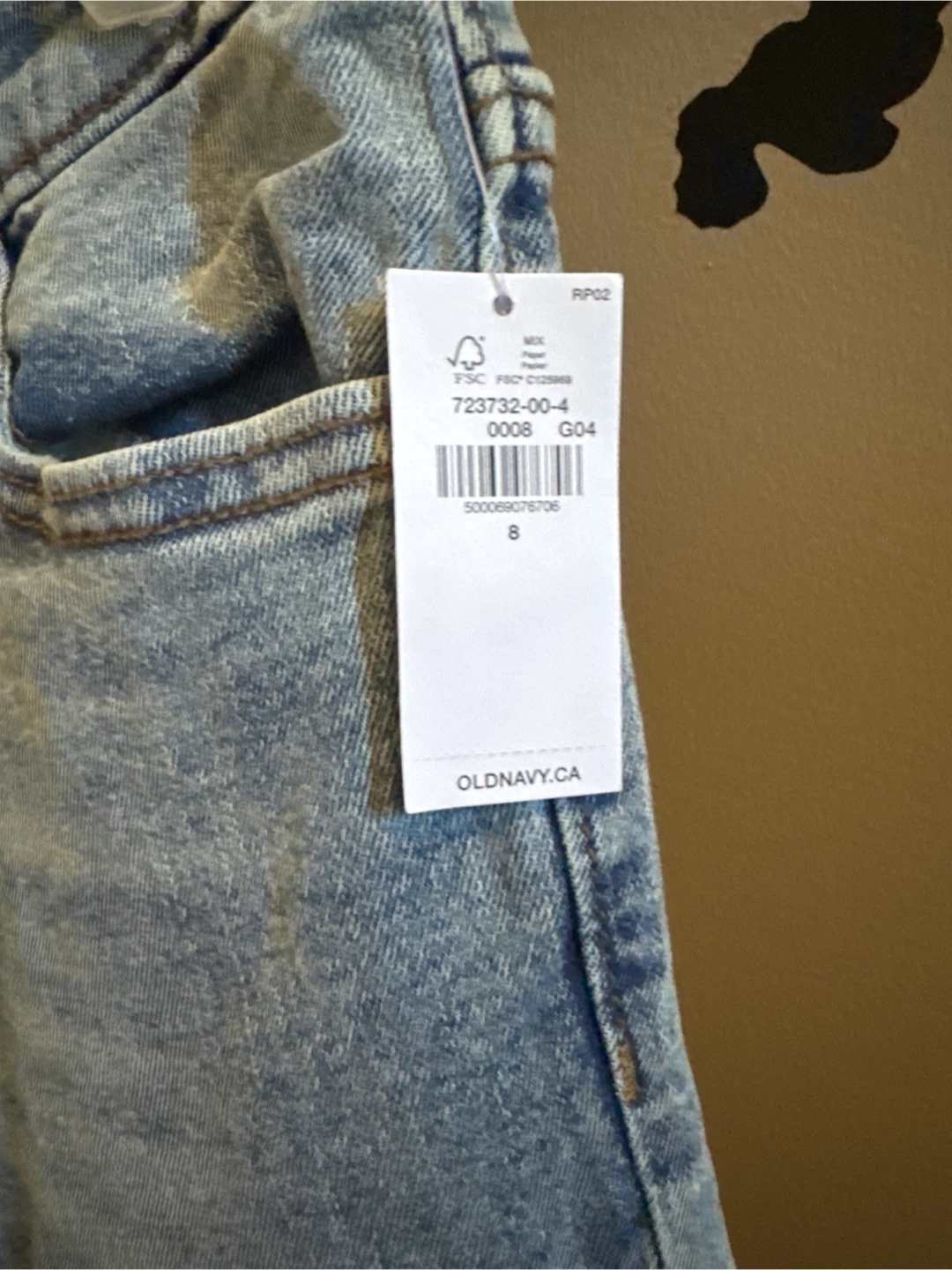 Old Navy Straight Fit Jeans, Size 8 - photo 2
