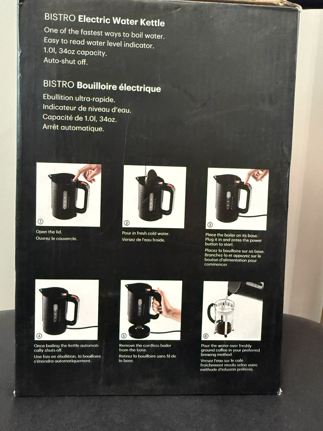 Bodum Bistro Electric Water Kettle 1.0L - photo 4