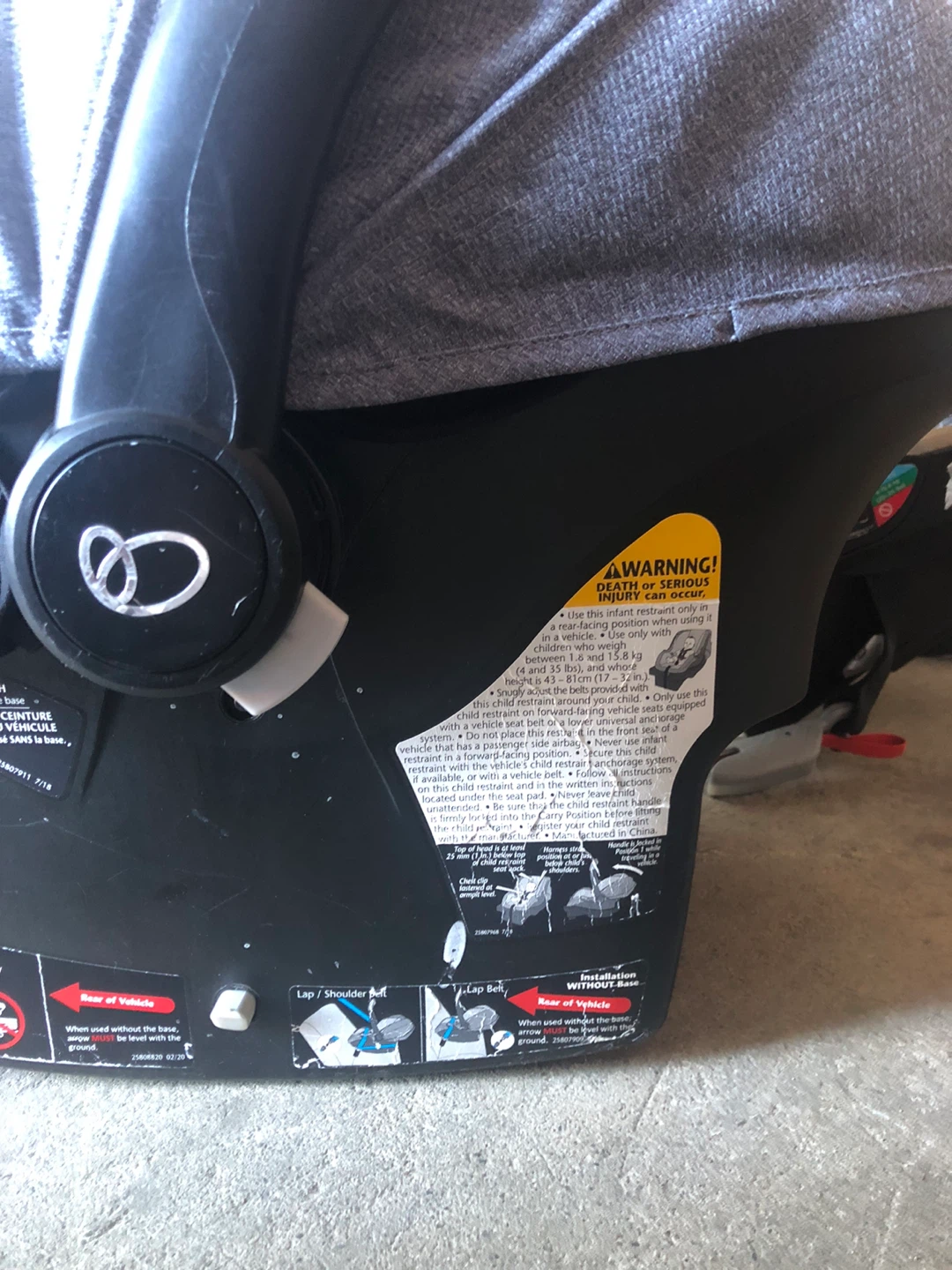 Evenflo Litemax Infant Car Seat and Base - photo 4