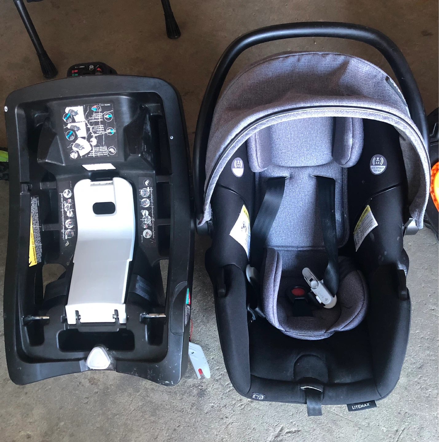 Evenflo Litemax Infant Car Seat and Base