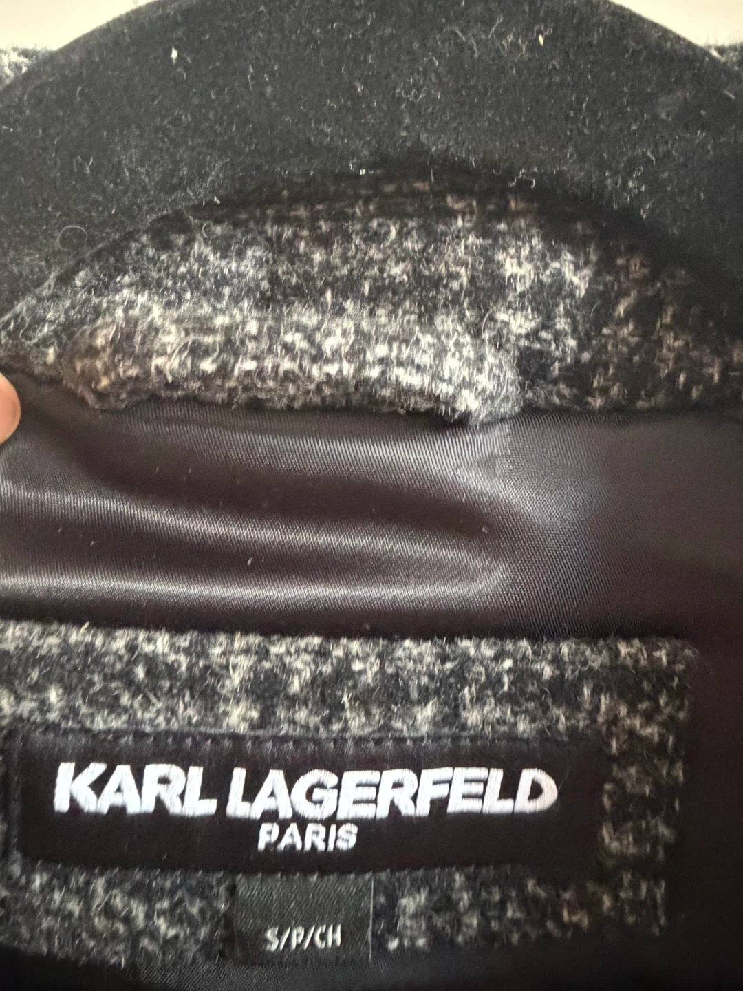 Karl Lagerfeld Paris Plaid Wool Coat - photo 2