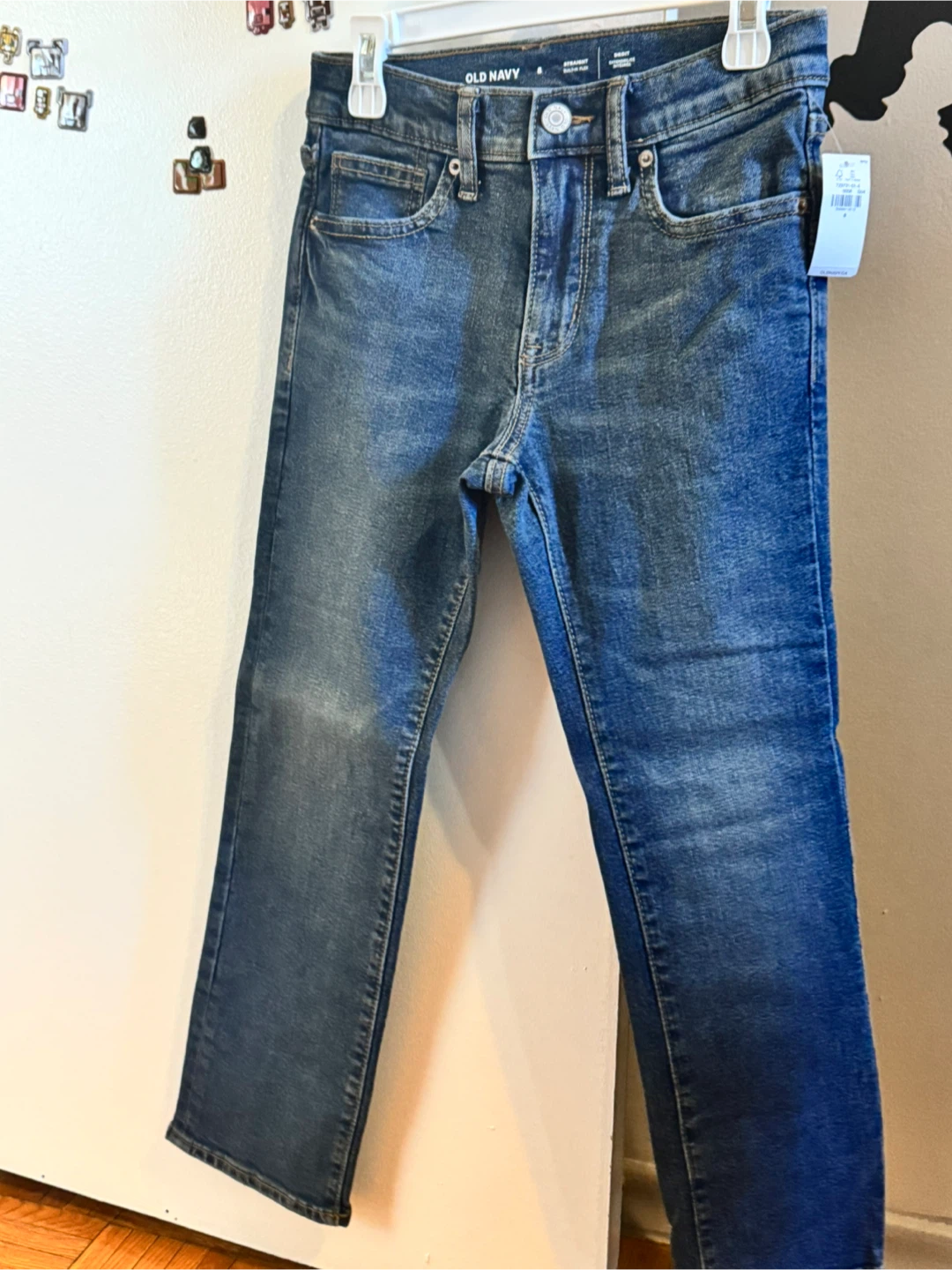 Old Navy Straight Built-In Flex Jeans Size 8