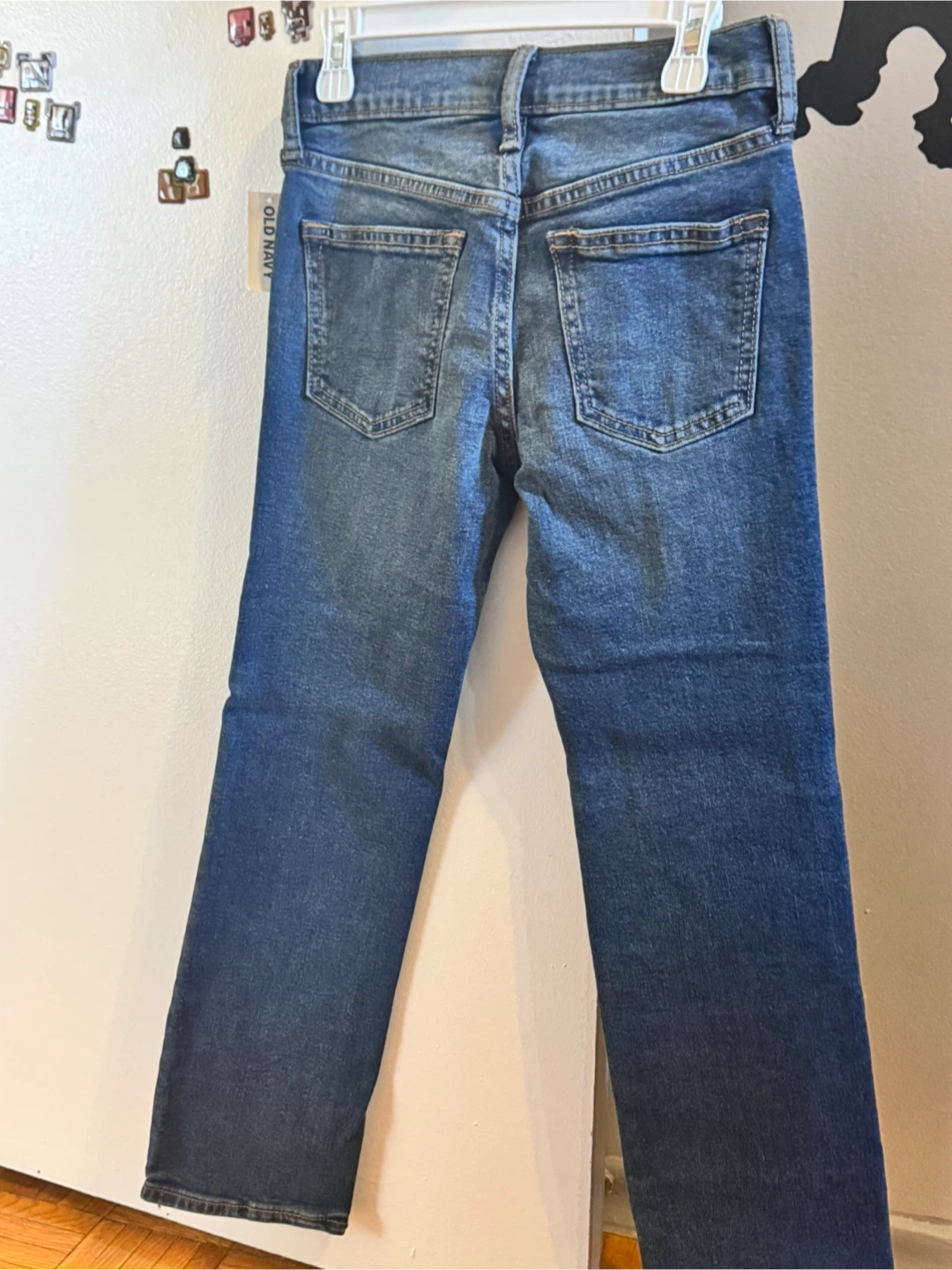Old Navy Straight Built-In Flex Jeans Size 8 - photo 2