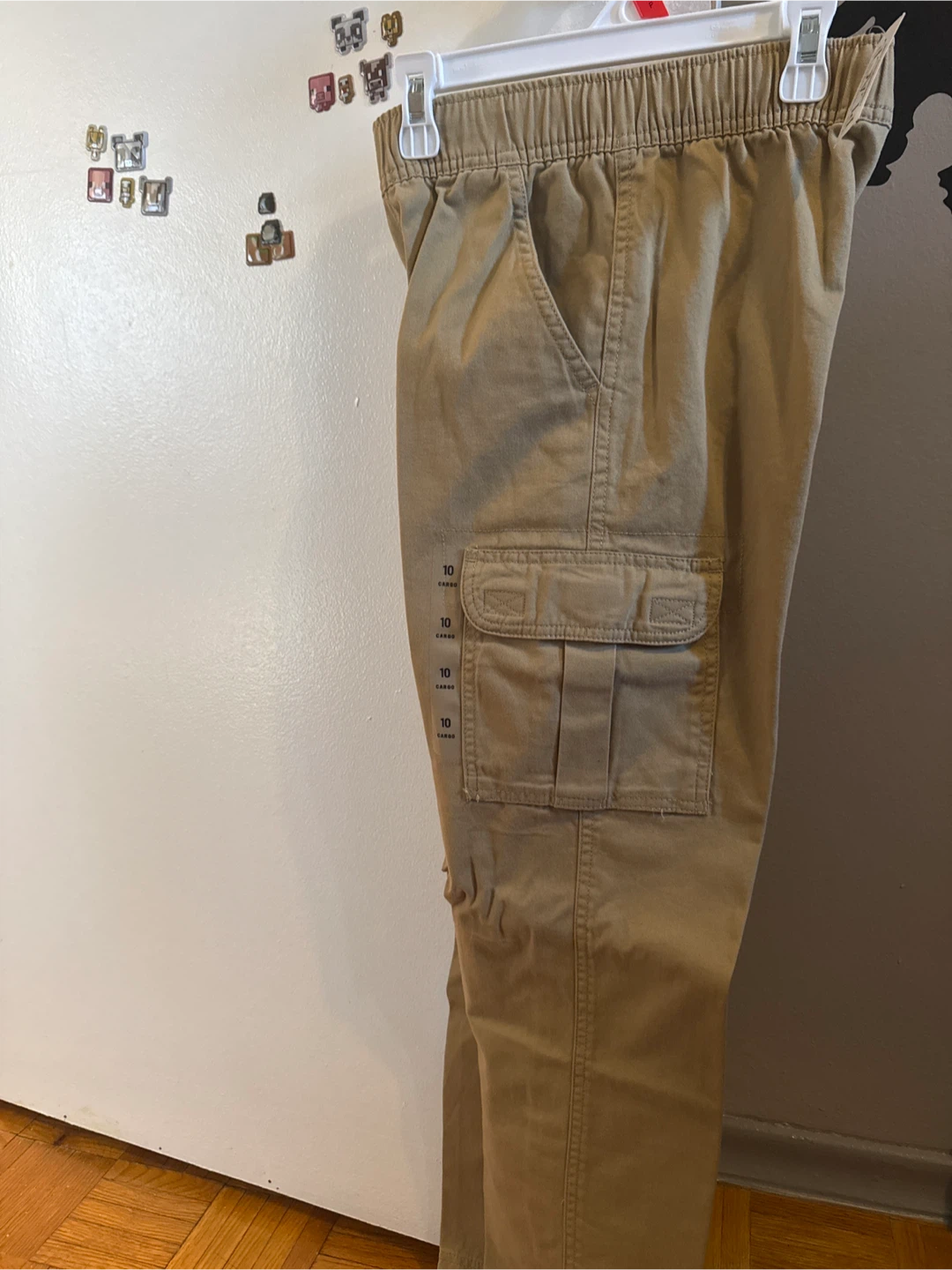 Kids Beige Cargo Pants Size 10