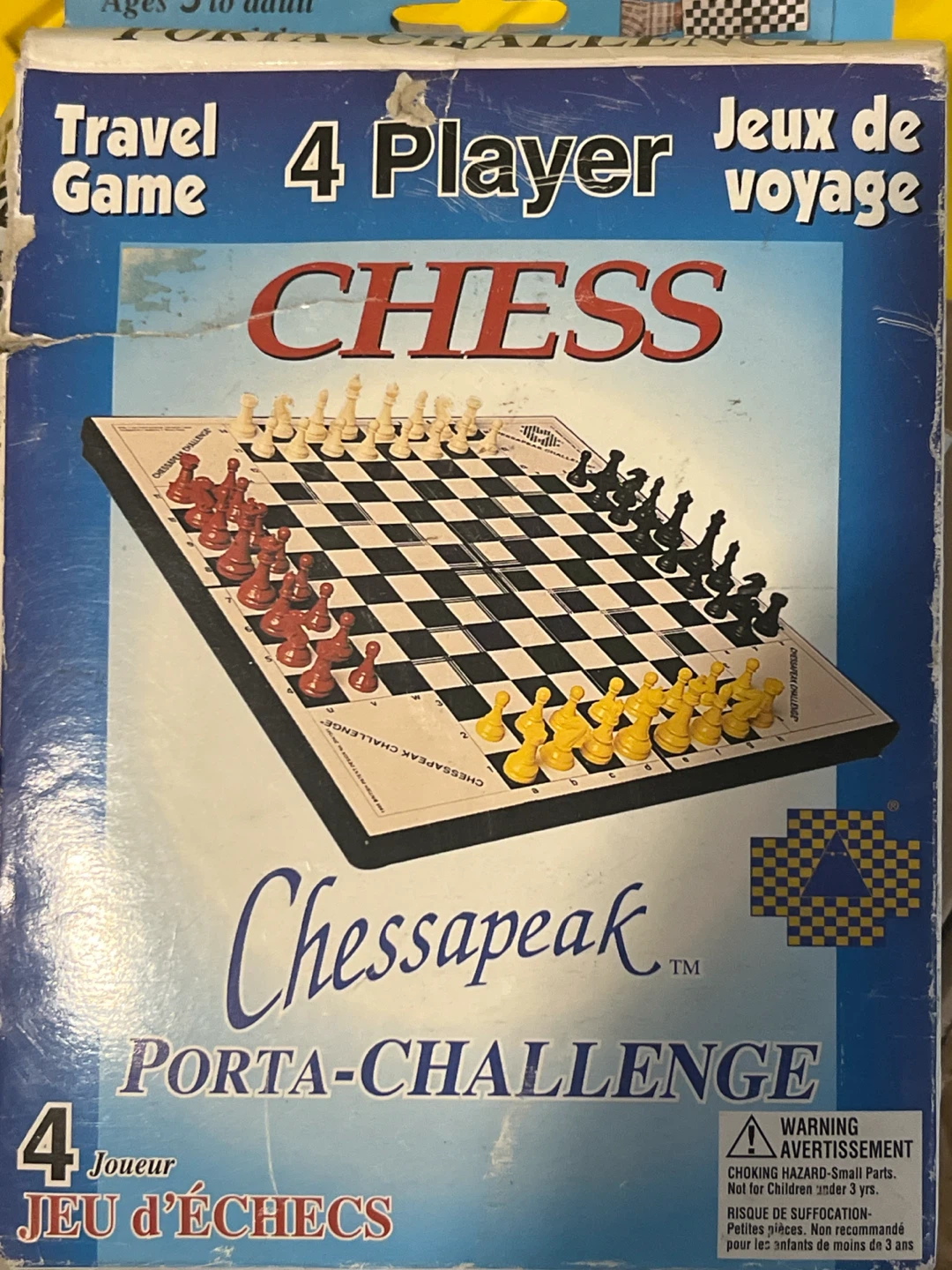 Chessapeak Porta-Challenge 4 Player Travel Chess