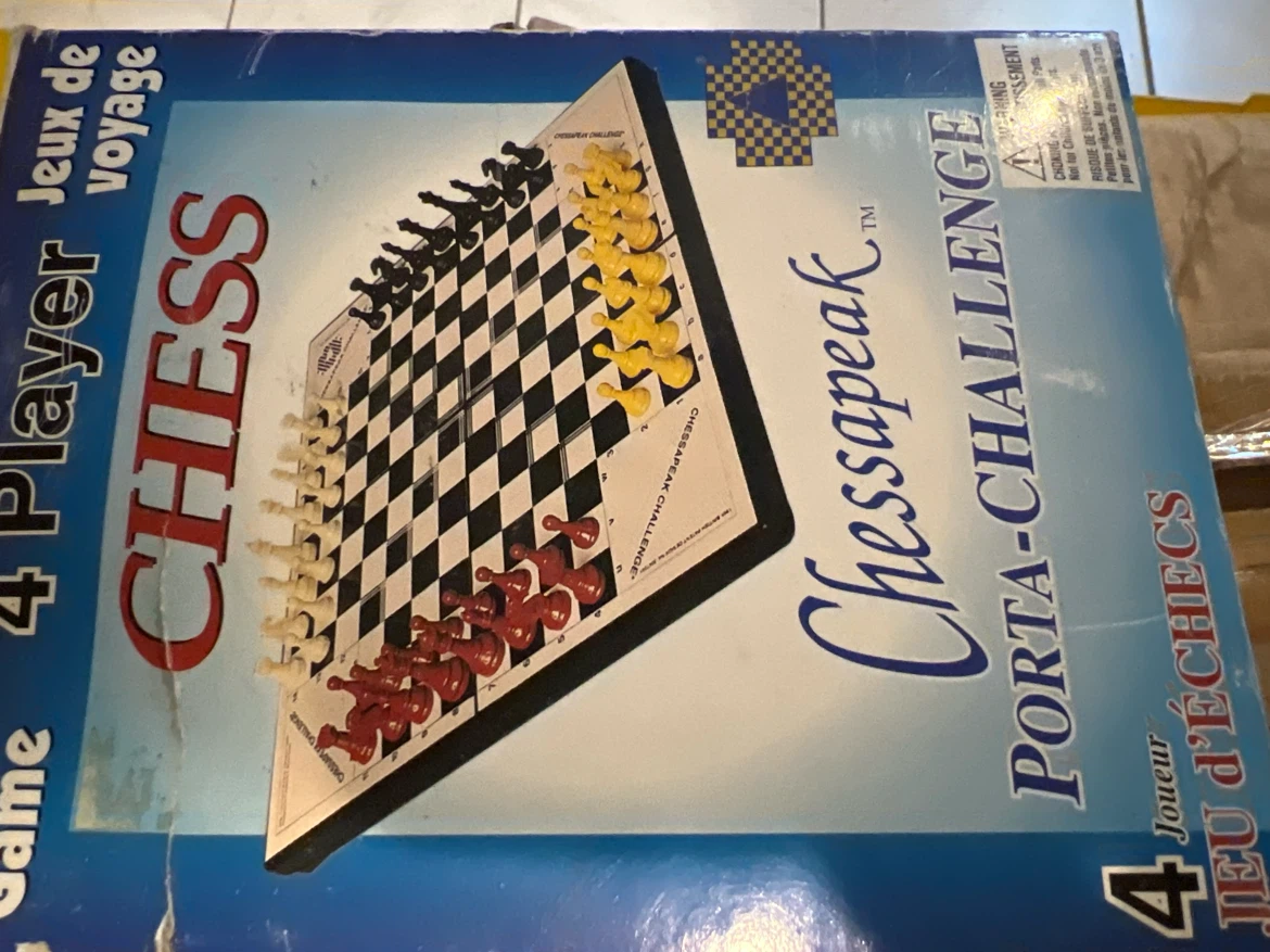Chessapeak Porta-Challenge 4 Player Travel Chess - photo 2
