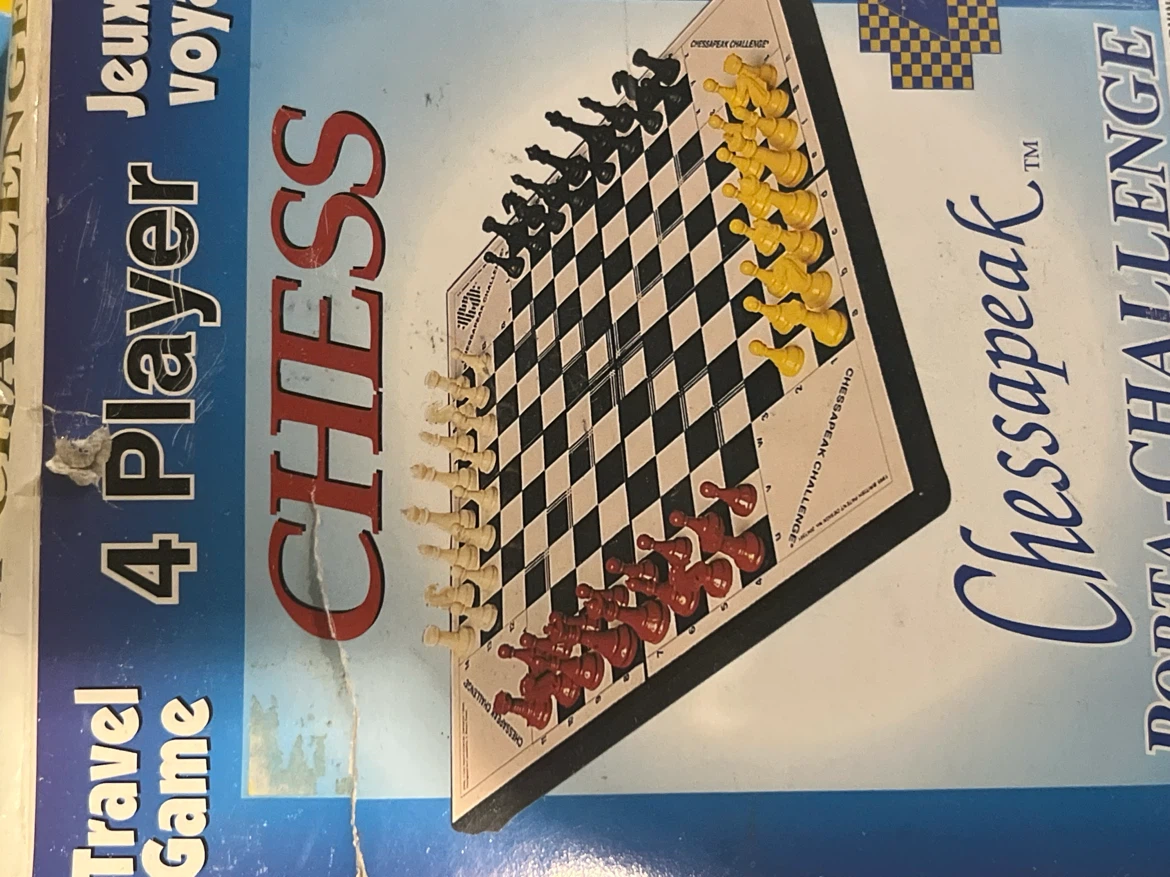 Chessapeak Porta-Challenge 4 Player Travel Chess - photo 3