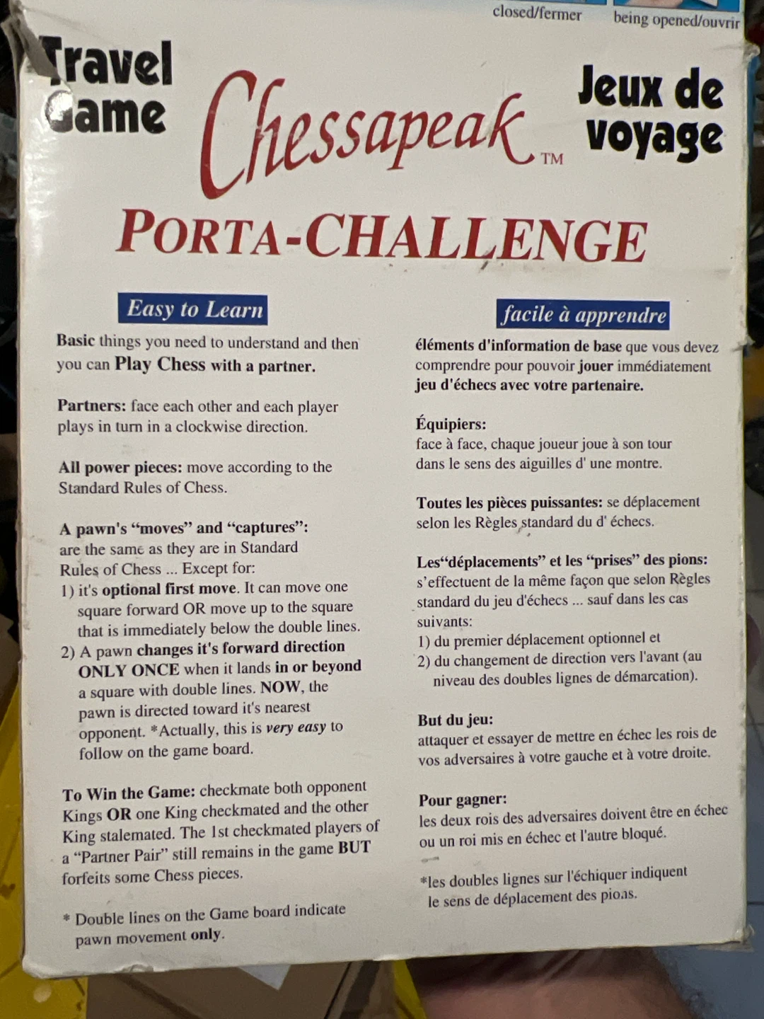 Chessapeak Porta-Challenge 4 Player Travel Chess - photo 4
