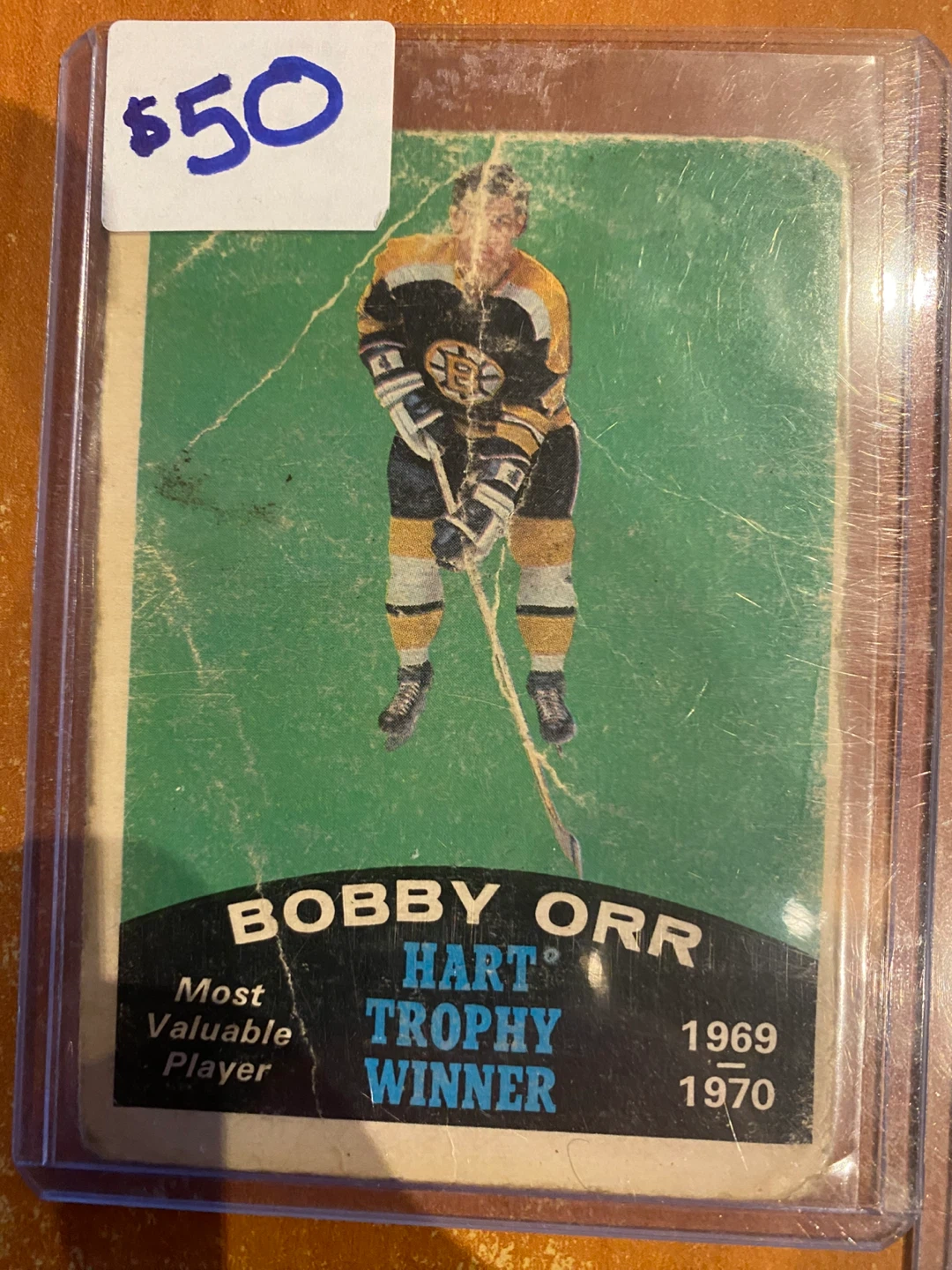 Vintage 1970-71 O-Pee-Chee Bobby Orr Hockey Card - photo 2