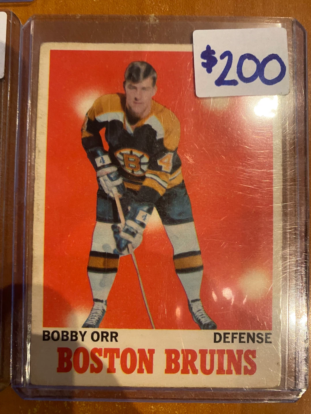 Vintage 1970-71 O-Pee-Chee Bobby Orr Hockey Card - photo 3