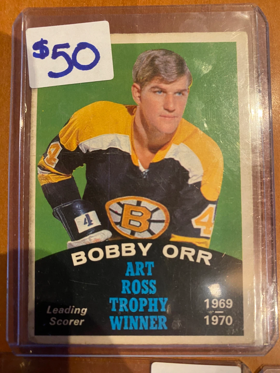 Vintage 1970-71 O-Pee-Chee Bobby Orr Hockey Card - photo 4
