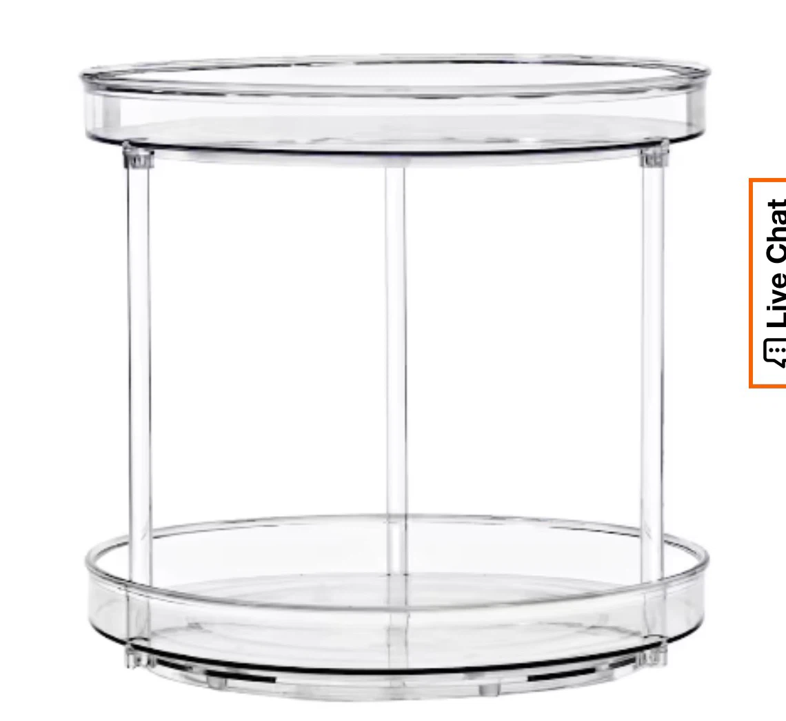 Lawei 2 Tier Lazy Susan Turntable