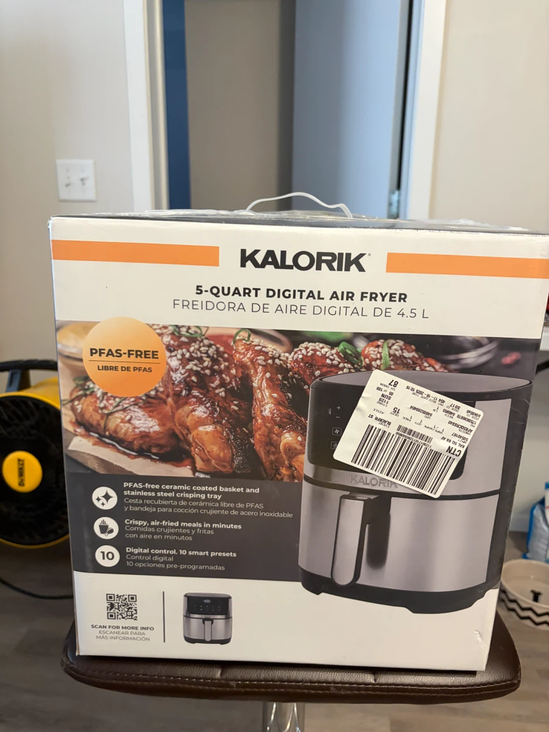 Kalorik 5-Quart Digital Air Fryer - photo 3