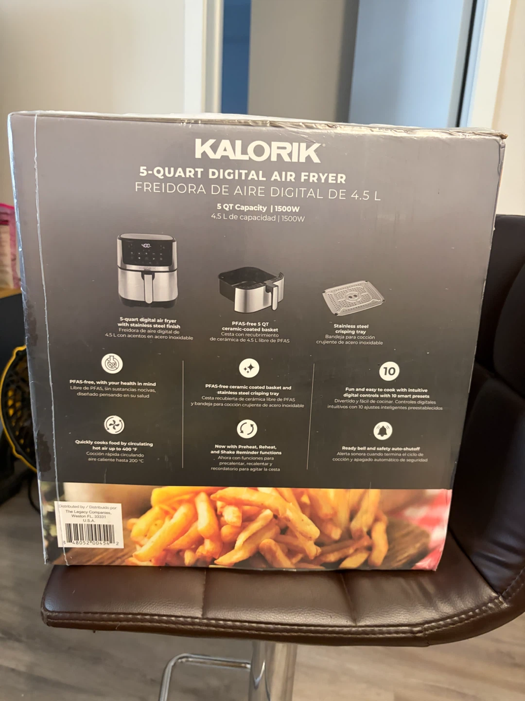 Kalorik 5-Quart Digital Air Fryer - photo 5