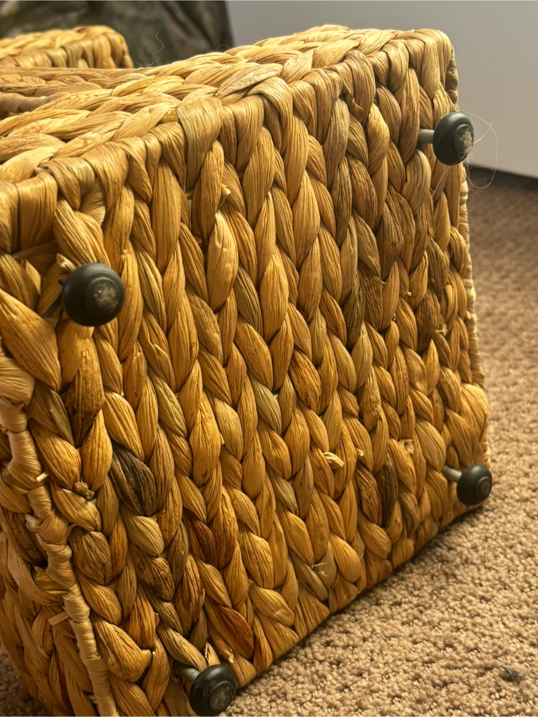 Woven Seagrass 4-Tier Storage Shelf - photo 4