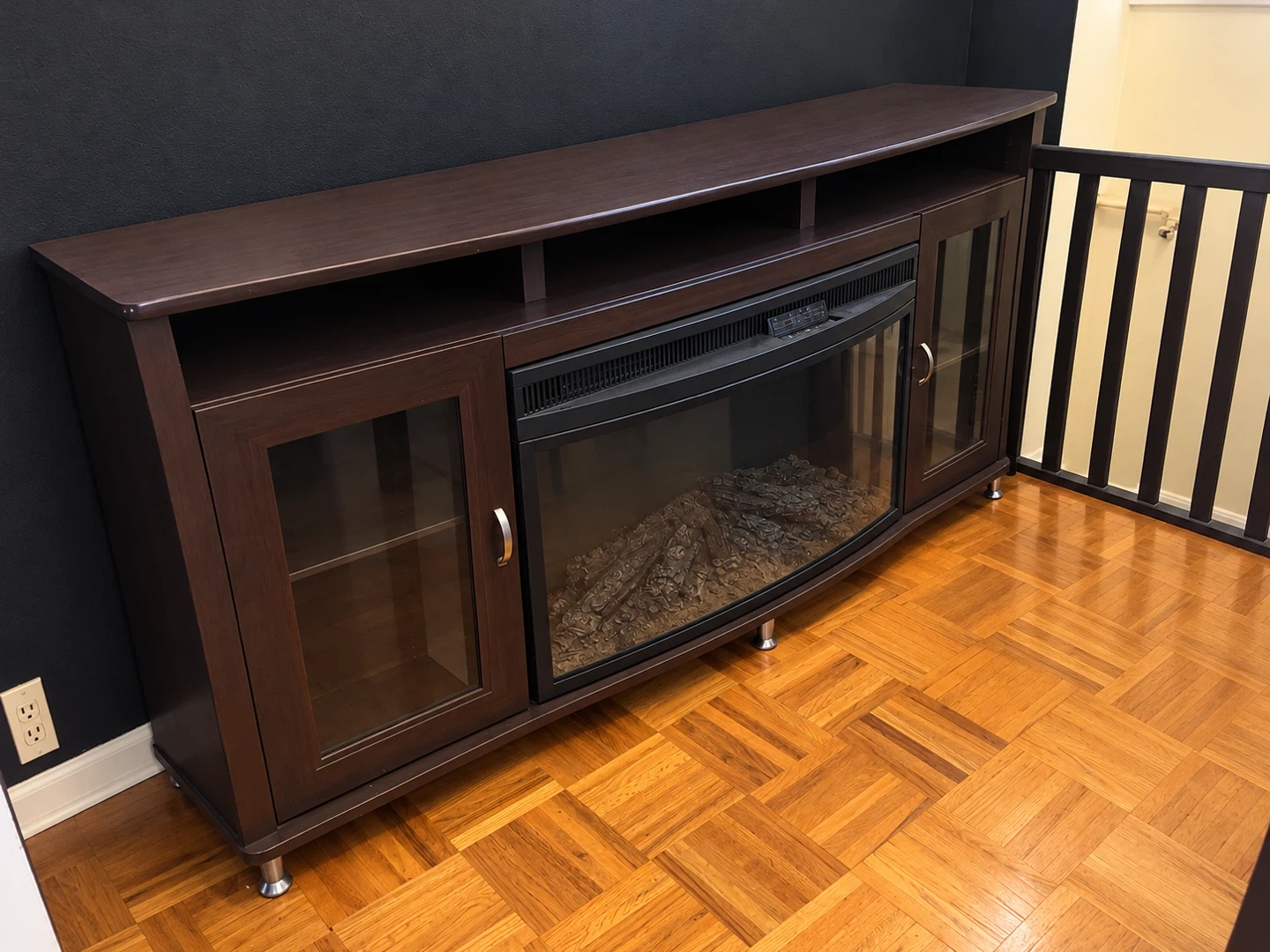 Electric Fireplace Media Console